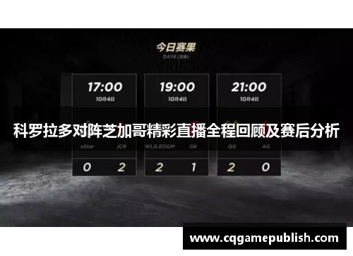 科罗拉多对阵芝加哥精彩直播全程回顾及赛后分析