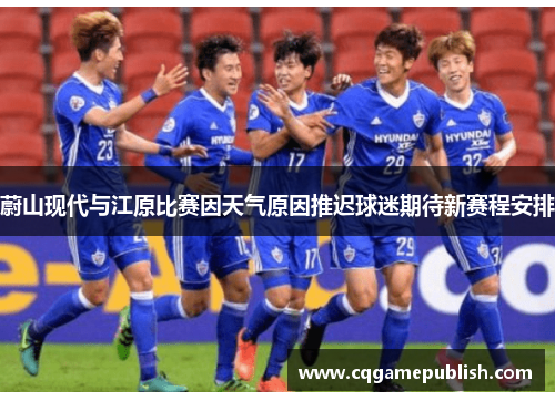 蔚山现代与江原比赛因天气原因推迟球迷期待新赛程安排